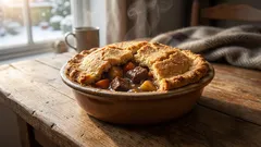 Tento hovězí guláš se sýrovou krustou vaříme celou zimu — a nikdy se nám neomrzí