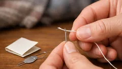 Jak navléknout nit do jehly za pár vteřin: 3 triky, které fungují i bez navlékače