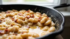 Když nechcete těstoviny: carbonara s butter beans a křupavým guanciale