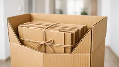 Trik s velkou krabicí: jak odnést hromadu kartonů najednou, aby se nerozjely