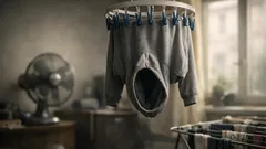 Mikina s kapucí uschne rychleji: jednoduchý trik s kolíčkovým věšákem