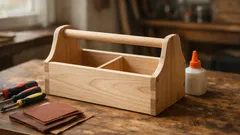 Jak vyrobit lehký dřevěný box na nářadí z kiri: přenosný organizér za odpoledne